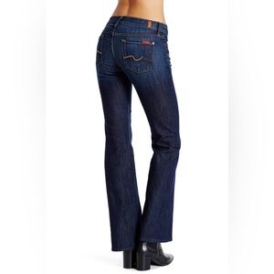 7 For All Mankind: Women's Bootcut Jean in Nouveau New York Dark Size 29/Size 8